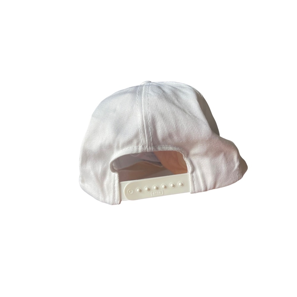 Vintage 1990 Chicago Cubs MLB All Star Game Snapback Hat White Otto Cap Wrigley - Picture 3 of 4